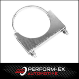 4" 102MM ZINC PLATED FLAT BACK EXHAUST (FBC4000)