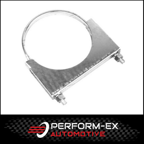 4" 102MM ZINC PLATED FLAT BACK EXHAUST (FBC4000)