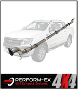 PERFORM-EX 3" STAINLESS STEEL TURBO BACK EXHAUST SYSTEM FITS FORD RANGER PX 3.2L 5CYL 2011-2016