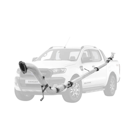 PERFORM-EX 3" STAINLESS STEEL TURBO BACK EXHAUST SYSTEM (DPF DELETE) FITS FORD RANGER PX 3.2L 5CYL 2016-2022