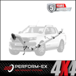 PERFORM-EX 3" STAINLESS STEEL TURBO BACK EXHAUST SYSTEM (DPF DELETE) FITS FORD RANGER PX 3.2L 5CYL 2016-2022 - NO CAT/PIPE ON