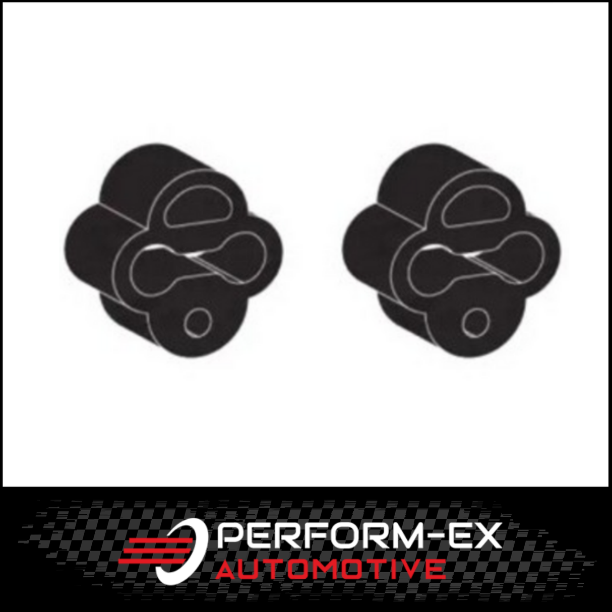 2 X EXHAUST HANGER RUBBER MOUNTS FITS FORD FALCON EA EB ED EF EL AU BA BF FG