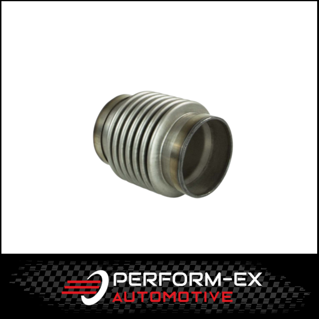 STAINLESS STEEL 4" LONG X 3" (76MM) EXHAUST RACE FLEX BELLOW WITH INNER SLEEVE (FLEX4300C)