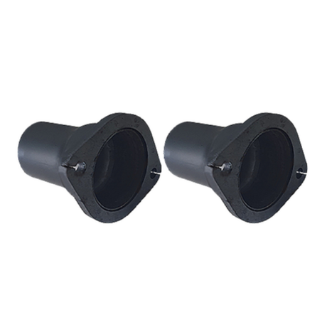 3" - 2.5" REDUCER 2 BOLT FLANGE PLATE MILD STEEL (PAIR)
