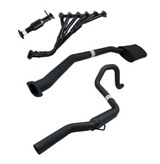 EXTRACTORS, HI FLOW CAT, 2.5" CATBACK WITH REAR HOTDOG FITS FORD FALCON EA EB ED EF EL AU 4.0L 6CYL SEDAN