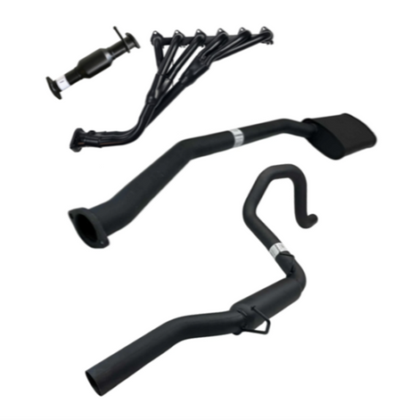 EXTRACTORS, HI FLOW CAT, 2.5" CATBACK WITH REAR HOTDOG FITS FORD FALCON EA EB ED EF EL AU 4.0L 6CYL SEDAN