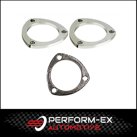 2.5" (63MM) X 3 BOLT FLANGE PLATE KIT (STAINLESS STEEL)