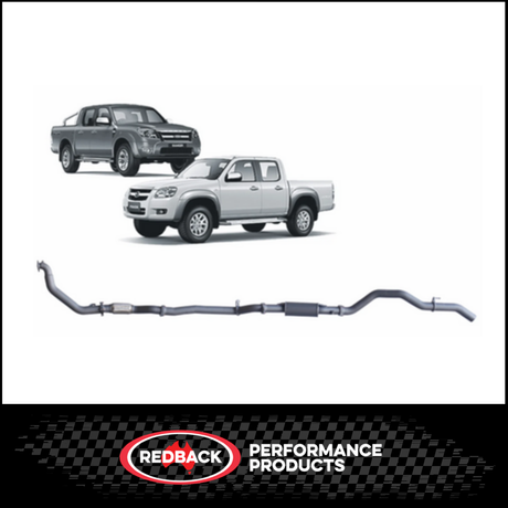 REDBACK 3" 409 STAINLESS STEEL EXHAUST SYSTEM FITS FORD RANGER PJ PK 3.0L 4CYL 12/2006-8/2011