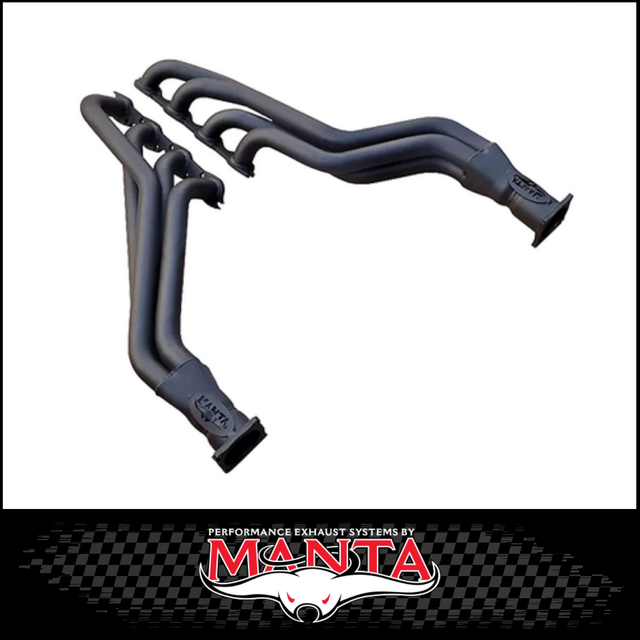 MANTA CERAMIC COATED EXTRACTORS FIT HOLDEN HQ HJ HX HZ WB 5.0L 304 V8 CONVERSION (FX-303HPC-B)