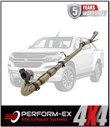 PERFORM-EX 3" STAINLESS STEEL TURBO BACK EXHAUST SYSTEM FITS HOLDEN COLORADO RG 2.8L 4CYL 2012-9/2016