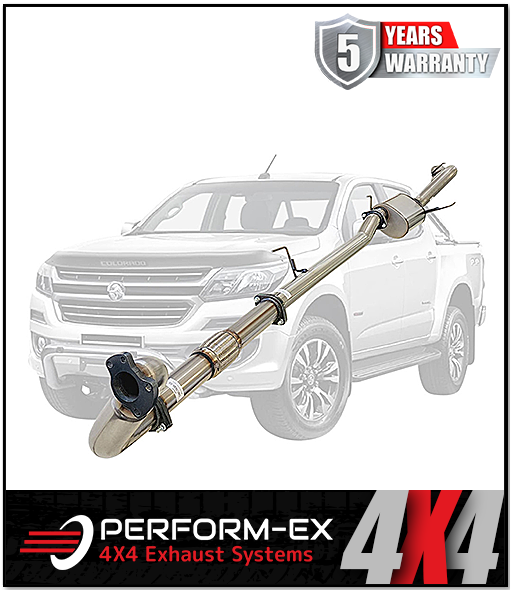 PERFORM-EX 3" STAINLESS STEEL TURBO BACK EXHAUST SYSTEM FITS HOLDEN COLORADO RG 2.8L 4CYL 2012-9/2016