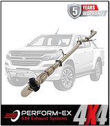 PERFORM-EX 3" STAINLESS STEEL TURBO BACK EXHAUST SYSTEM FITS HOLDEN COLORADO RG 2.8L 4CYL 2012-9/2016