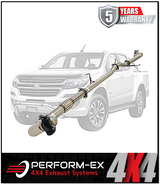 PERFORM-EX 3" STAINLESS STEEL TURBO BACK EXHAUST SYSTEM FITS HOLDEN COLORADO RG 2.8L 4CYL 2012-9/2016