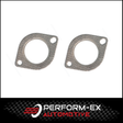 2 X EXHAUST FLANGE GASKET 3" (76MM) 106MM BOLT HOLE CENTRES TO SUIT COMMODORE
