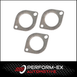 3 X EXHAUST FLANGE GASKET 3" (76MM) 106MM BOLT HOLE CENTRES TO SUIT COMMODORE
