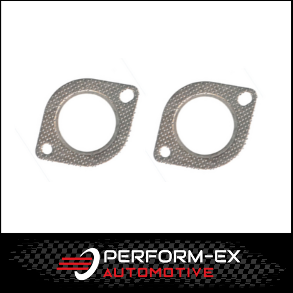 2 X EXHAUST FLANGE GASKET 2 1/2" (63MM) 106MM BOLT HOLE CENTRE TO SUIT COMMODORE