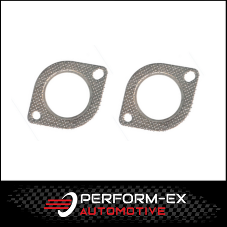 2 X EXHAUST FLANGE GASKET 2 1/2" (63MM) 106MM BOLT HOLE CENTRE TO SUIT COMMODORE