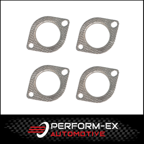 4 X EXHAUST FLANGE GASKET 2 1/2" (63MM) 106MM BOLT HOLE CENTRE TO SUIT COMMODORE