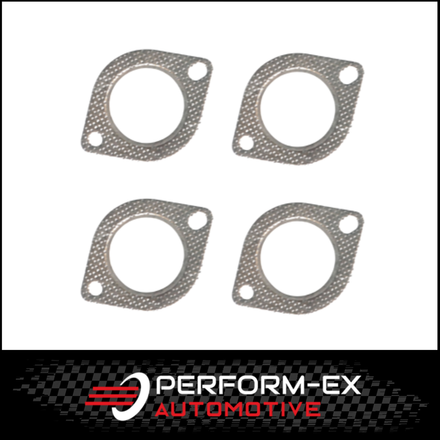 4 X EXHAUST FLANGE GASKET 2 1/2" (63MM) 106MM BOLT HOLE CENTRE TO SUIT COMMODORE