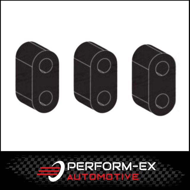 3 X EXHAUST HANGER RUBBER MOUNTS FITS HOLDEN COMMODORE VT VU VX VY VZ V8