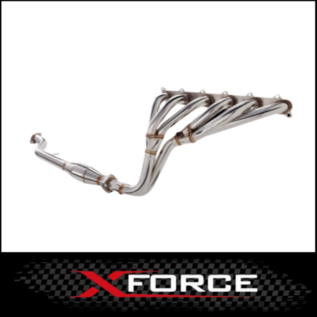 XFORCE UNPOLISHED STAINLESS STEEL HEADERS & CAT FITS FORD FALCON BA BF XR6 NON TURBO SEDAN UTE