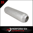 PERFORATED 409 STAINLESS STEEL HOTDOG 2.25" 57MM IN/OUT X 12" LONG (HD12225P-409)
