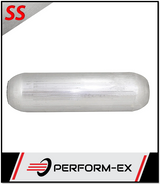 PERFORATED 409 STAINLESS STEEL HOTDOG 2.5" 63MM IN/OUT X 15" LONG (HD15250P-409)