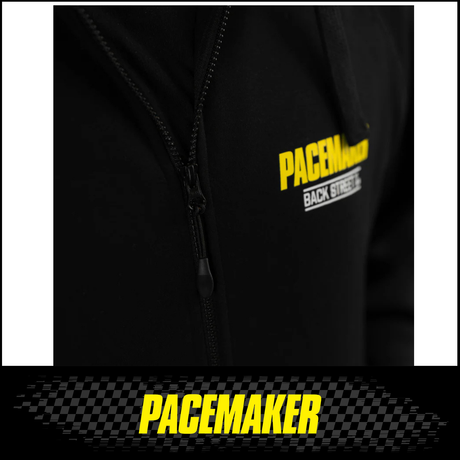 BLACK PACEMAKER HOODIE FEATURING 1977 HOLDEN HX SANDMAN IN ROYAL PLUM