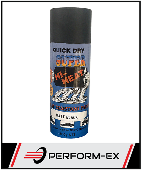 HIGH TEMPERATURE EXHAUST SYSTEM PAINT 800DEG MATT BLACK