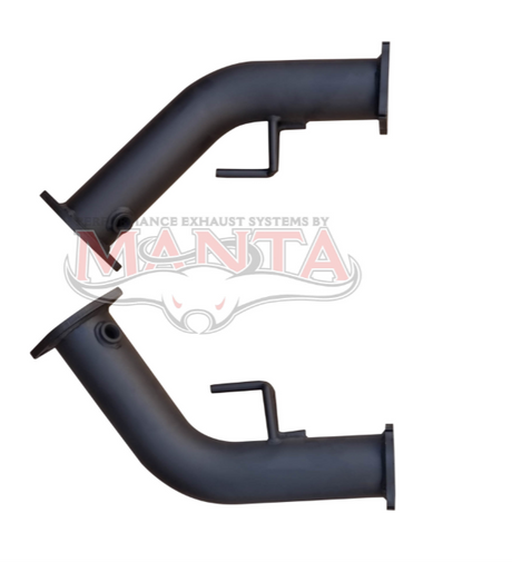 DPE BY MANTA RACE PIPES/CAT DELETES FITS HOLDEN COMMDORE VE VF 6.0L 6.2L V8 SEDAN/WAGON/UTE (HOLC128-RP3)