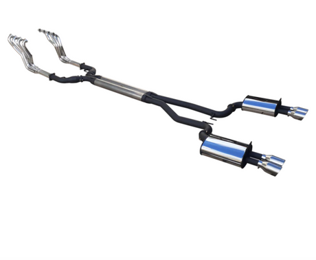 DPE BY MANTA ENGINE BACK STAINLESS STEEL EXHAUST FITS HOLDEN COMMDORE VE VF 6.0L 6.2L V8 SEDAN/WAGON (HOLK128S3-178C)