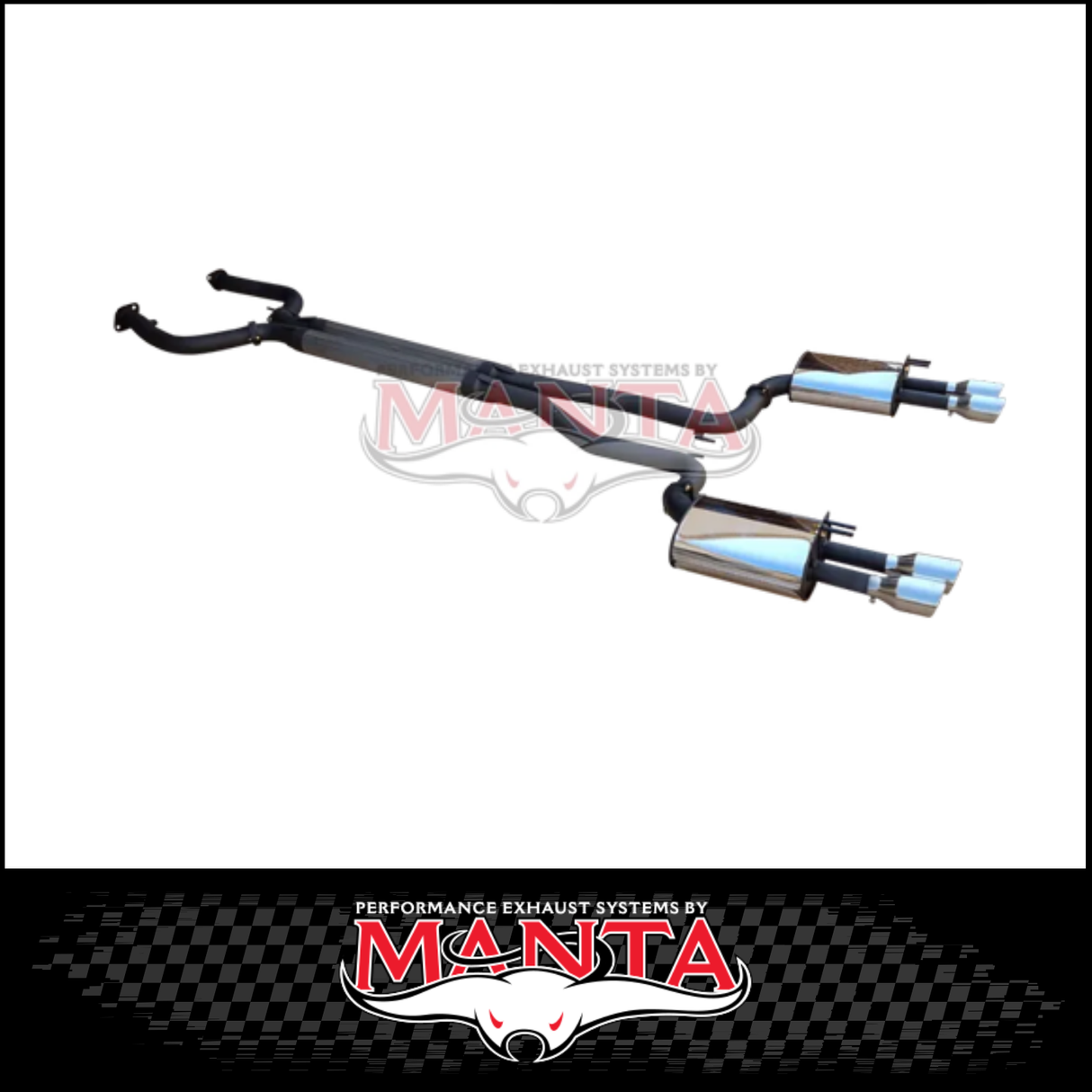 DPE BY MANTA 3" CAT BACK STAINLESS STEEL EXHAUST SYSTEM WITH BI MODAL FITS HOLDEN COMMODORE VE VF 6.0L 6.2L V8 SEDAN/WAGON (HOLK128S3-CB-BM)