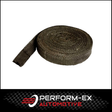 TITANIUM FIBRE GLASS HEAT TAPE (WRAP) - 2" (51MM) X 3MM X 10MTR ROLL (HT200R-10T3)