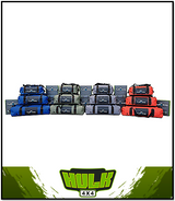 HULK 4X4 BLUE HYDRO BAG - 40L (HU9960)