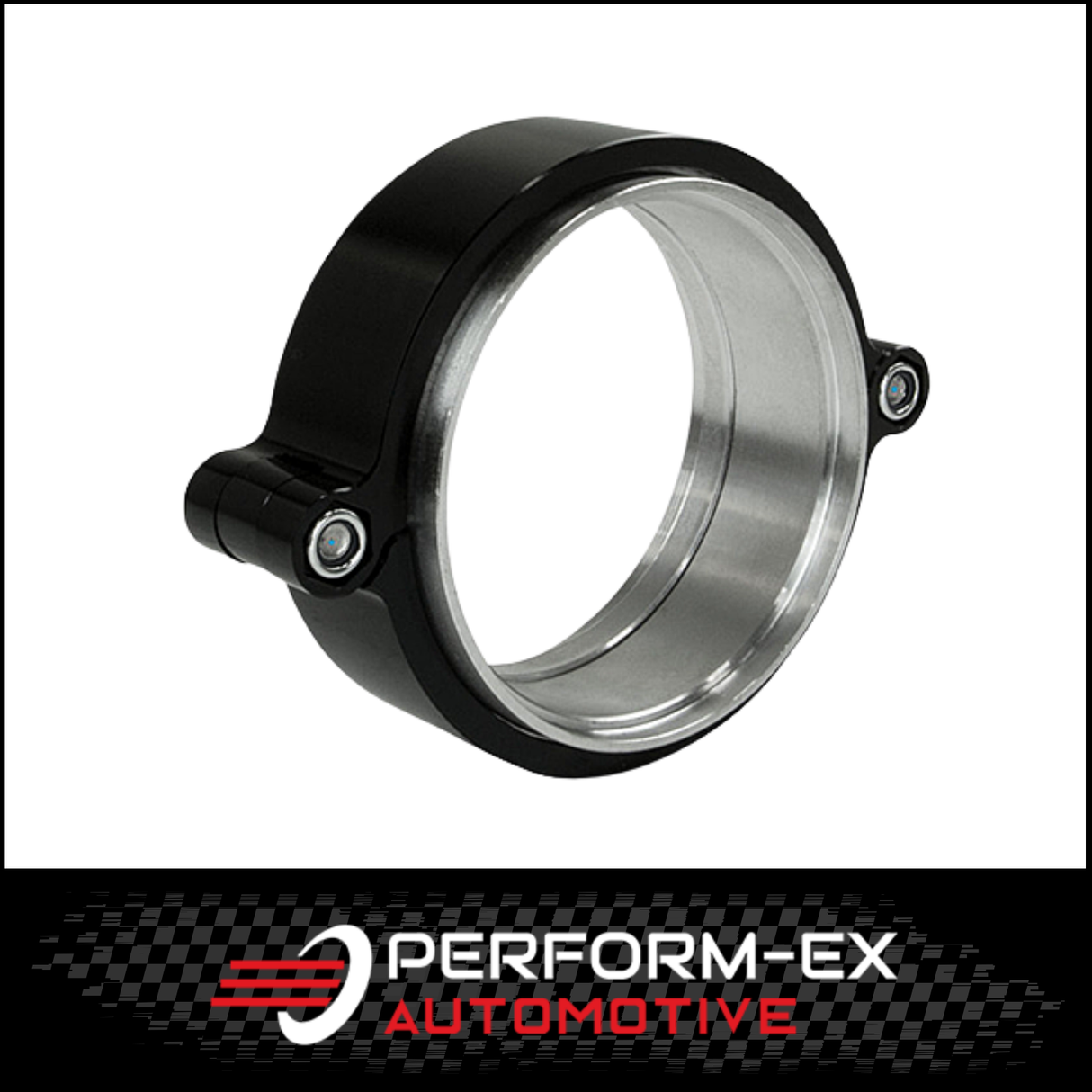 3.5" (89MM) ALUMINIUM ANODIZED BLACK INTERCOOLER CLAMP KIT (ICC350-AAB)