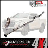 PERFORM-EX 3" STAINLESS STEEL TURBO BACK EXHAUST SYSTEM WITH DPF DUMMY FITS ISUZU D-MAX RG 3.0L 4CYL 1/2020-ON