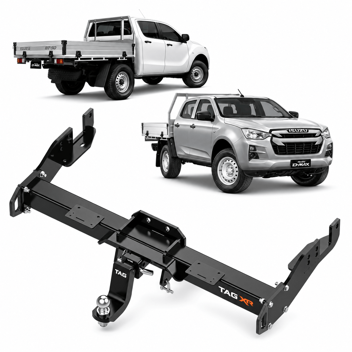 TAG XR EXTREME RECOVERY TOWBAR (3500KG) FITS ISUZU D-MAX RG 1/2020-ON TRAYBACK (TXR800)