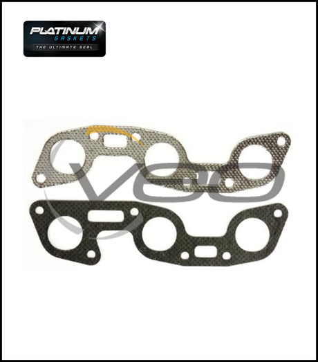 PLATINUM EXHAUST MANIFOLD GASKET FITS NISSAN MAXIMA J30 3.0L V6 5/1990-2/1995