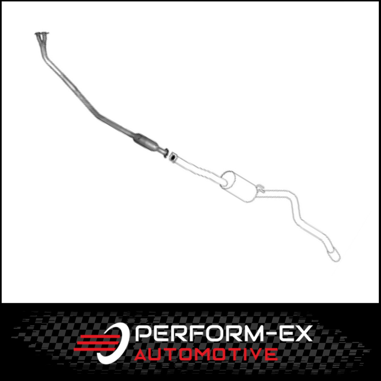 STANDARD ENGINE BACK EXHAUST SYSTEM FITS TOYOTA HILUX RN85R 2.4L 8/88-7/97