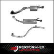 STANDARD ENGINE BACK EXHAUST SYSTEM FITS TOYOTA LANDCRUISER HZJ80R 1/90-12/97