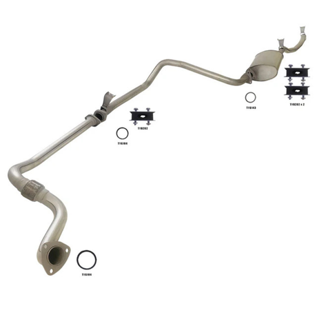 STANDARD ENGINE BACK EXHAUST SYSTEM FITS TOYOTA LANDCRUISER HZJ79R 8/1999-12/2006