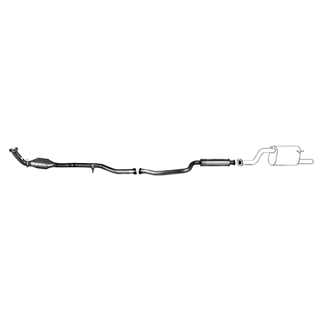 STANDARD ENGINE BACK EXHAUST SYSTEM FITS FORD FALCON BF UTE 6CYL 10/05-4/08