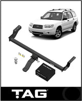 TAG TOWBAR KIT (1400KG) FITS SUBARU FORESTER SF SG WAGON 8/1997-12/2008