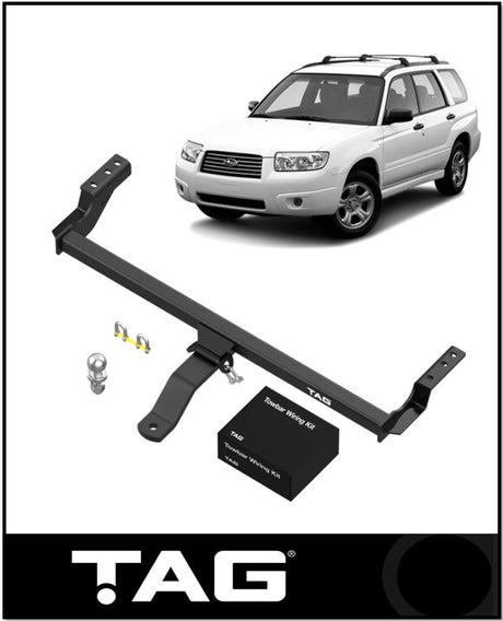 TAG TOWBAR KIT (1400KG) FITS SUBARU FORESTER SF SG WAGON 8/1997-12/2008