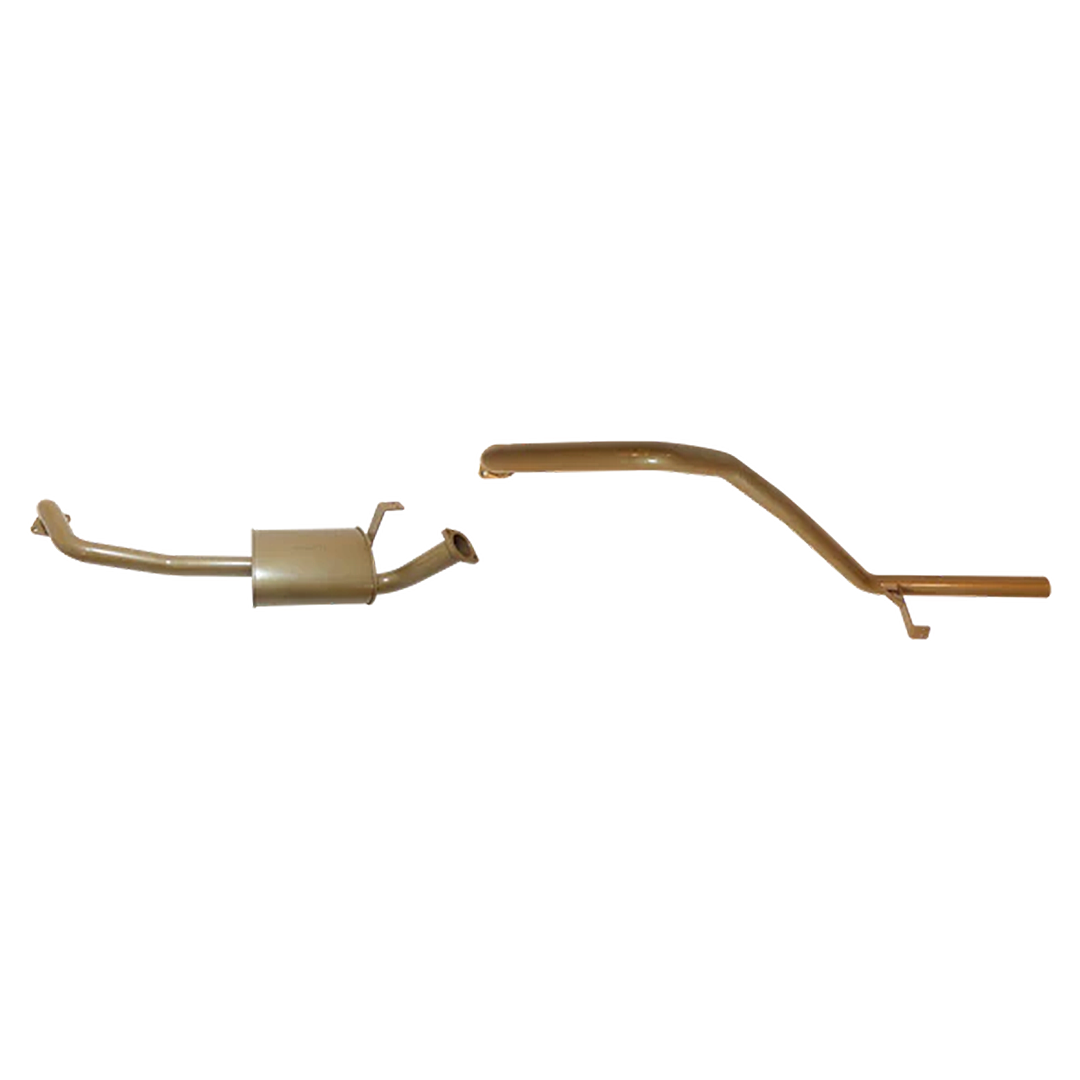 KING BROWN 2.5" ENGINE PIPE BACK EXHAUST KIT FITS TOYOTA LANDCRUISER HZJ80R 4.2L 1HZ 6CYL DIESEL 1/1990-12/1997 (KB12010-XXMX)