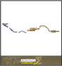 KING BROWN EXTRACTORS & 2.5" EXHAUST KIT FITS TOYOTA LANDCRUISER FZJ105R 4.5L 1FZ 6CYL 1/1998-9/2002 (KB12025-HXMR)