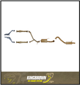 KING BROWN 3" ENGINE BACK EXHAUST SYSTEM FITS TOYOTA LANDCRUISER UZJ100R 4.7L V8 1998-2007