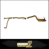 KING BROWN 3" CAT BACK EXHAUST SYSTEM FITS NISSAN PATROL Y62 5.6L V8 2/2013-ON
