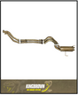 KING BROWN TWIN 3" DPF BACK EXHAUST SYSTEM FITS TOYOTA LANDCRUISER FJA300R 3.3L V6 2021-ON (KBD12040-XXXM)