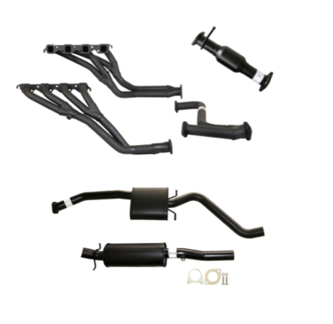 REDBACK EXTRACTORS, CAT & CATBACK EXHAUST SYSTEM FITS HOLDEN COMMODORE VN VP VR VS 5.0L V8 AUTO SEDAN IRS (KIT034A-2)